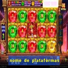 nome de plataformas de jogos