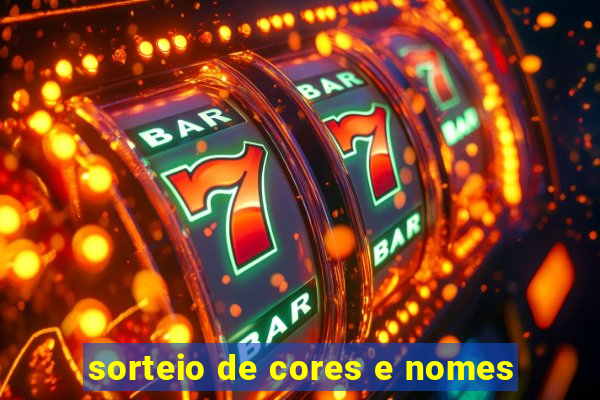 sorteio de cores e nomes