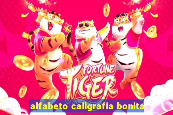 alfabeto caligrafia bonita